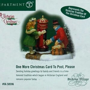 Department 56 One More Christmas Card To Post, Please
A Victorian Christmas